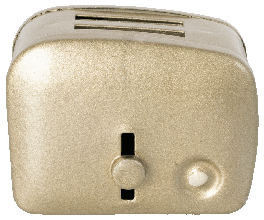 MAILEG Miniature toaster & bread - Silver, Miniaturowy toster i chleb Srebrny MAILEG Miniature toaster & bread - Silver, Miniaturowy toster i chleb Srebrny