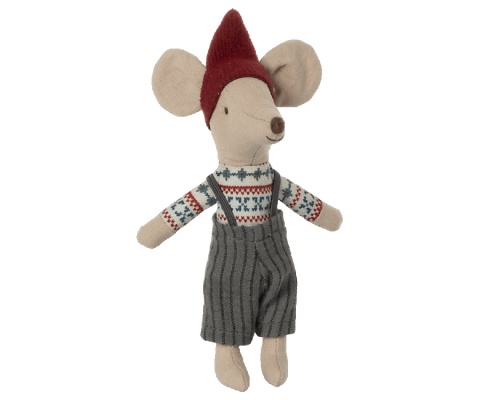 MAILEG Myszka - Christmas mouse in matchbox, Big brother