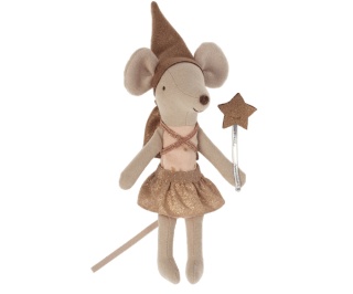 MAILEG wróżka zębuszka_Tooth fairy mouse in matchbox - Rose