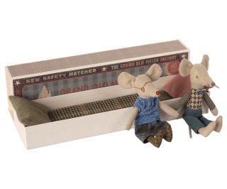 MAILEG Babcia i Dziadek Myszki - Grandma and Grandpa mice