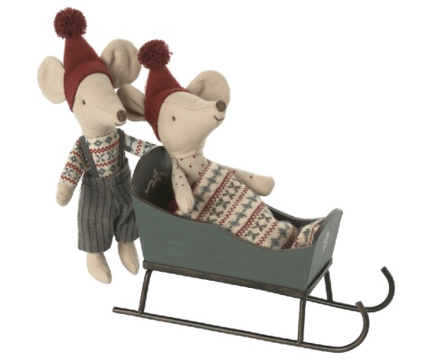 MAILEG Sleigh, Mouse, Sanie dla myszek