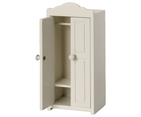 MAILEG Wooden closet, Mouse, Drewniana szafa dla Myszek MAILEG Wooden closet, Mouse, Drewniana szafa dla Myszek