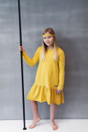 TUSS Sukienka Frilly light yellow
