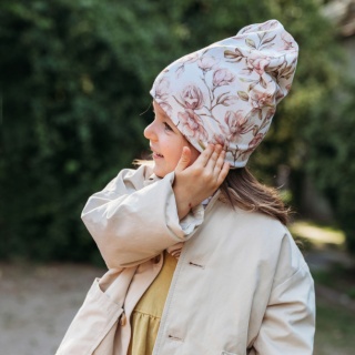 UL&KA Komplet czapka i komin MAGNOLIA CREAM