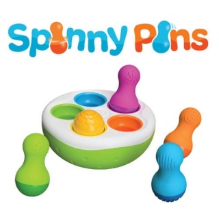 Sorter Kolorowe Wańki Wstańki SpinnyPins Fat Brain Toys