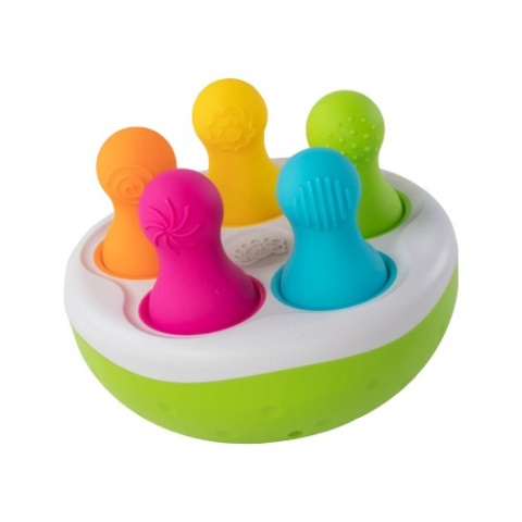Sorter Kolorowe Wańki Wstańki SpinnyPins Fat Brain Toys