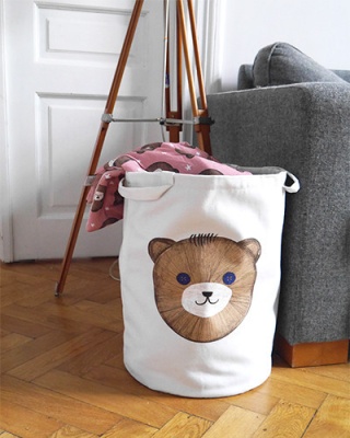 GUGU THE HERO Kosz na zabawki Teddy Solo