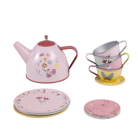 LITTLE DUTCH Zestaw Tea set Flowers & Butterflies 13 elementów
