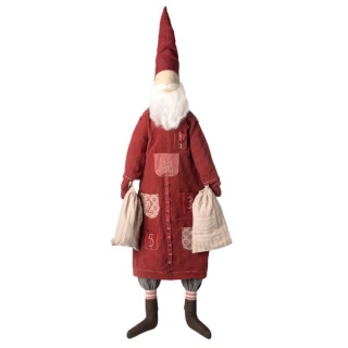 MAILEG Mikołaj Kalendarz Adwentowy Dekoracja bożonarodzeniowa - Calendar pixy - Santa