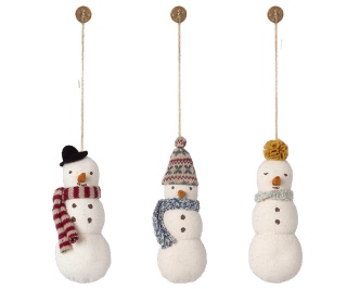 MAILEG Dekoracja bożonarodzeniowa - Snowman ornament, 1 szt