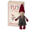 MAILEG Elf świąteczny dekoracja bożonarodzeniowa - Pixy Elf in matchbox