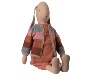 MAILEG Króliczek - Bunny size 5, Suit and knitted cardigan