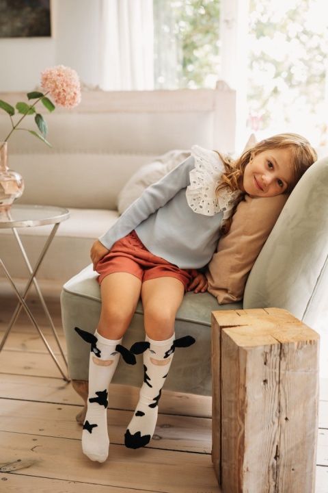 Mama's Feet Podkolanówki Dziecięce - Krowa Danusia