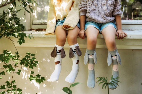 Mama's Feet Podkolanówki Dziecięce - Królik Stefan