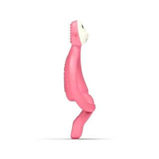 Matchstick Monkey BioCote® Candy Pink Gryzak Masujący ze szczoteczką