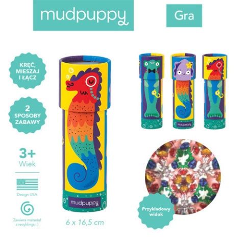 Mudpuppy Kalejdoskop Mix&Match Morskie stworzenia 3+