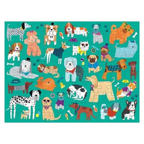 Mudpuppy Puzzle dwustronne Koty i psy 100 elementów 6+ Mudpuppy Puzzle dwustronne Koty i psy 100 elementów 6+
