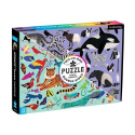 Mudpuppy Puzzle dwustronne Królestwo zwierząt 100 elementów 6+