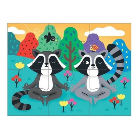 Mudpuppy Puzzle progresywne „Uważność” 4, 6, 9 i 12 elementów 2+