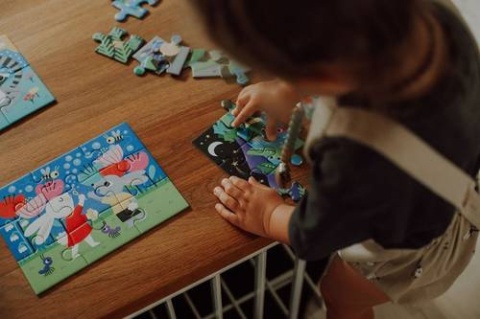 Mudpuppy Puzzle progresywne „Uważność” 4, 6, 9 i 12 elementów 2+
