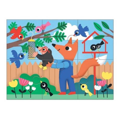 Mudpuppy Puzzle progresywne „Życzliwość” 4, 6, 9 i 12 elementów 2+