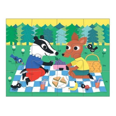 Mudpuppy Puzzle progresywne „Życzliwość” 4, 6, 9 i 12 elementów 2+