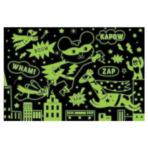 Mudpuppy Puzzle świecące w ciemności Superbohaterowie 100 elementów 5+