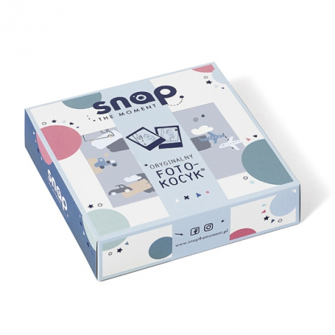 Snap the moment Foto-kocyk Foggy blue Snap the moment Foto-kocyk Foggy blue