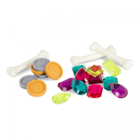 B.Toys Treasures Ahoy! – SKARBY PIRATA – zestaw zabawek do wanny i basenu