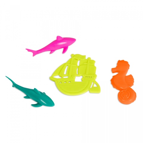 B.Toys Treasures Ahoy! – SKARBY PIRATA – zestaw zabawek do wanny i basenu