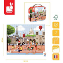 JANOD Puzzle w walizce Paryż 200 elementów 7+