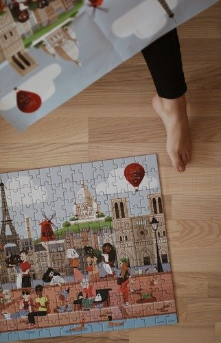 JANOD Puzzle w walizce Paryż 200 elementów 7+ JANOD Puzzle w walizce Paryż 200 elementów 7+