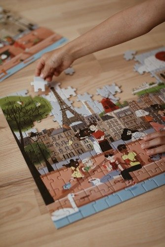 JANOD Puzzle w walizce Paryż 200 elementów 7+ JANOD Puzzle w walizce Paryż 200 elementów 7+