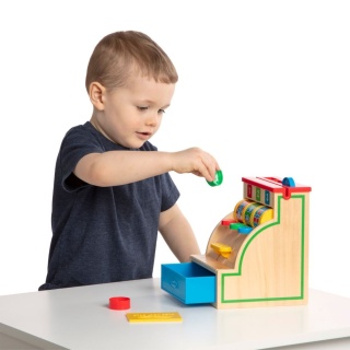 MELISSA&DOUG Drewniana kasa 123
