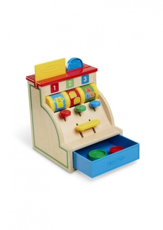 MELISSA&DOUG Drewniana kasa 123