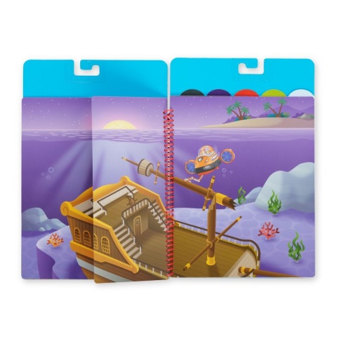 MELISSA&DOUG Psi Patrol Naklejki wielokrotne Flip-Flap Misje klasyczne