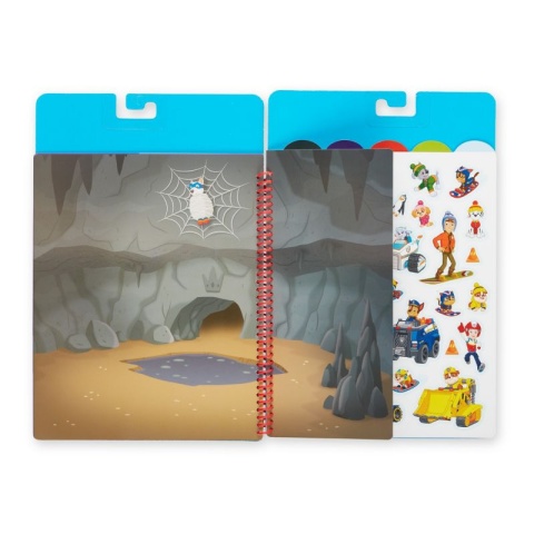 MELISSA&DOUG Psi Patrol Naklejki wielokrotne Flip-Flap Misje klasyczne