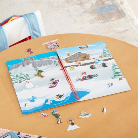 MELISSA&DOUG Psi Patrol Naklejki wypukłe wielorazowe - Arktyka