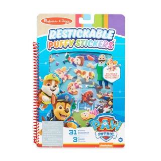 MELISSA&DOUG Psi Patrol Naklejki wypukłe wielorazowe - Zatoka Przygód