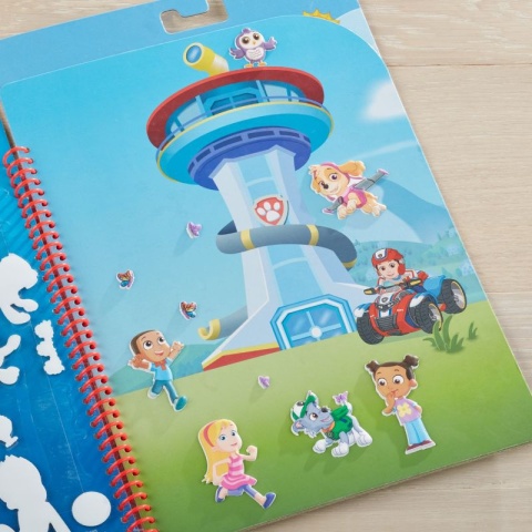 MELISSA&DOUG Psi Patrol Naklejki wypukłe wielorazowe - Zatoka Przygód