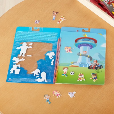MELISSA&DOUG Psi Patrol Naklejki wypukłe wielorazowe - Zatoka Przygód