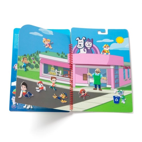 MELISSA&DOUG Psi Patrol Naklejki wypukłe wielorazowe - Zatoka Przygód