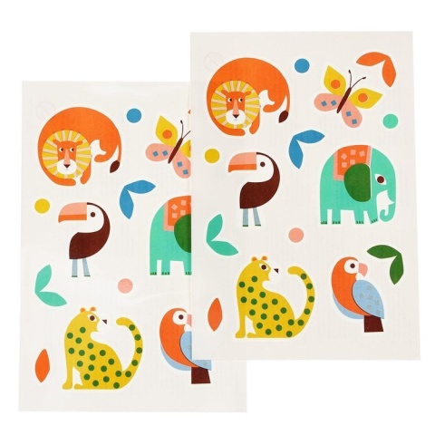 Rex London Tatuaże zmywalne dla dzieci - Dzikie Zwierzęta