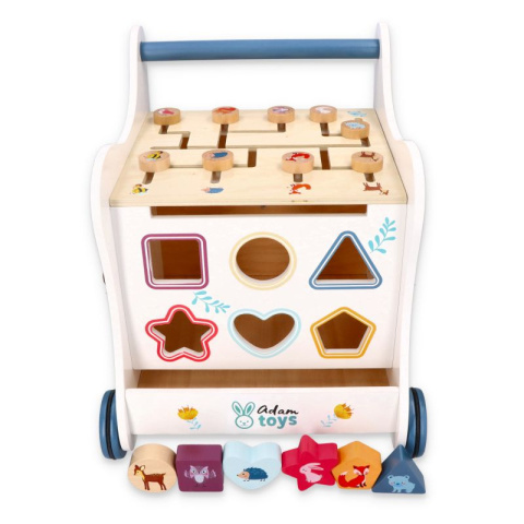 ADAM TOYS Chodzik pchacz drewniany 5w1 Leśna przygoda ADAM TOYS Chodzik pchacz drewniany 5w1 Leśna przygoda