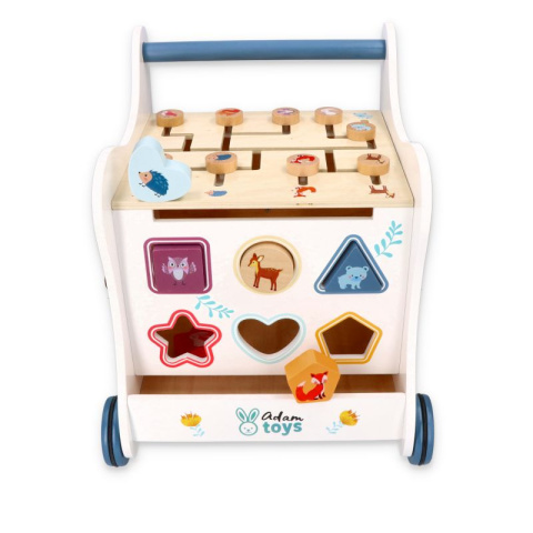 ADAM TOYS Chodzik pchacz drewniany 5w1 Leśna przygoda ADAM TOYS Chodzik pchacz drewniany 5w1 Leśna przygoda