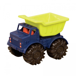 B.Toys Mini Truckette – wywrotka w wersji mini granatowo-limonkowa