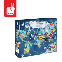 JANOD Puzzle edukacyjne z figurkami 3D Legendy i mity 350 elementów 7 +