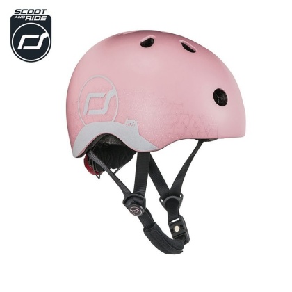 SCOOTANDRIDE Kask XXS-S dla dzieci 1-5 lat Rose Cat