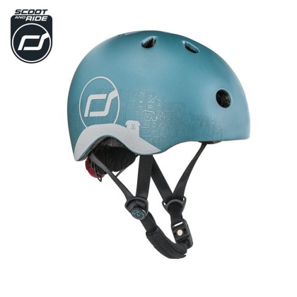 SCOOTANDRIDE Kask XXS-S dla dzieci 1-5 lat Steel Dog