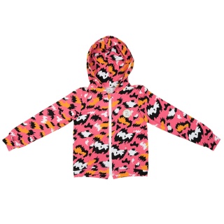 HEY POPINJAY Bluza rozpinana z kapturem Pink Spots